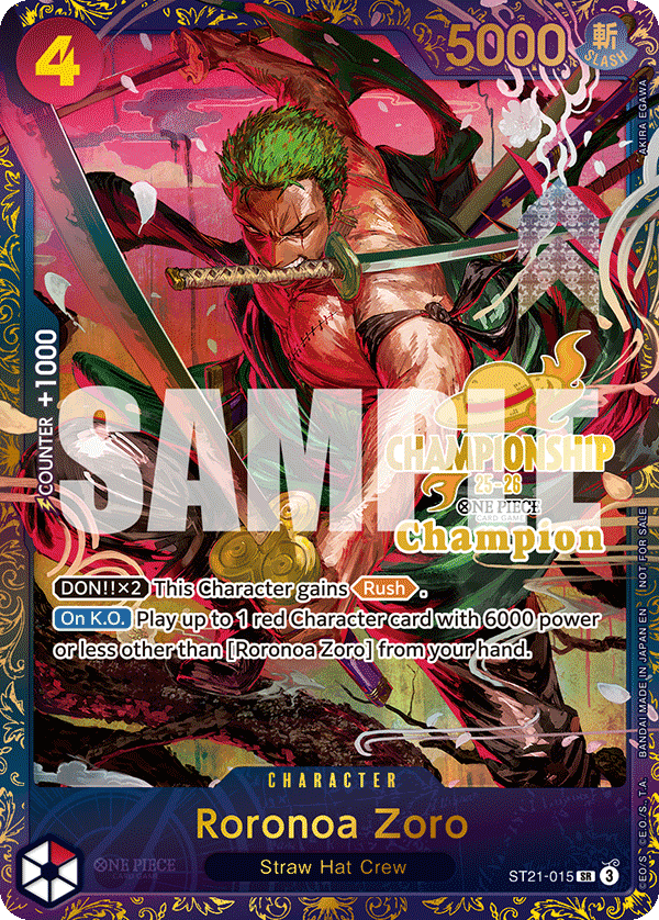 Roronoa Zoro (Manga Alternate Art)